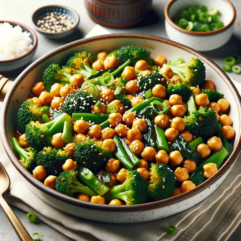 Easy Chickpea + Broccoli Stirfry – Recipe Kit