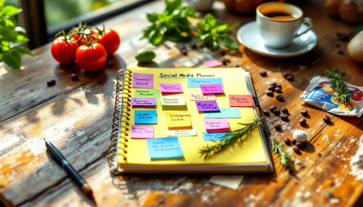 Recipe Blog Social Media Schedule: 5 Steps