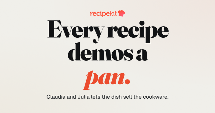 Case study cover: Claudia&Julia, a Recipe Kit customer story