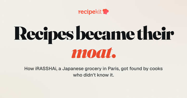 How iRASSHAi turned recipes into their primary SEO channel