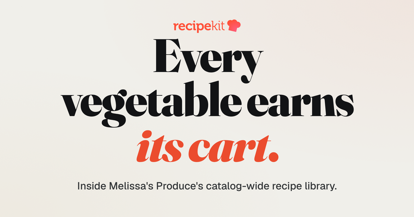 Every vegetable earns its cart.