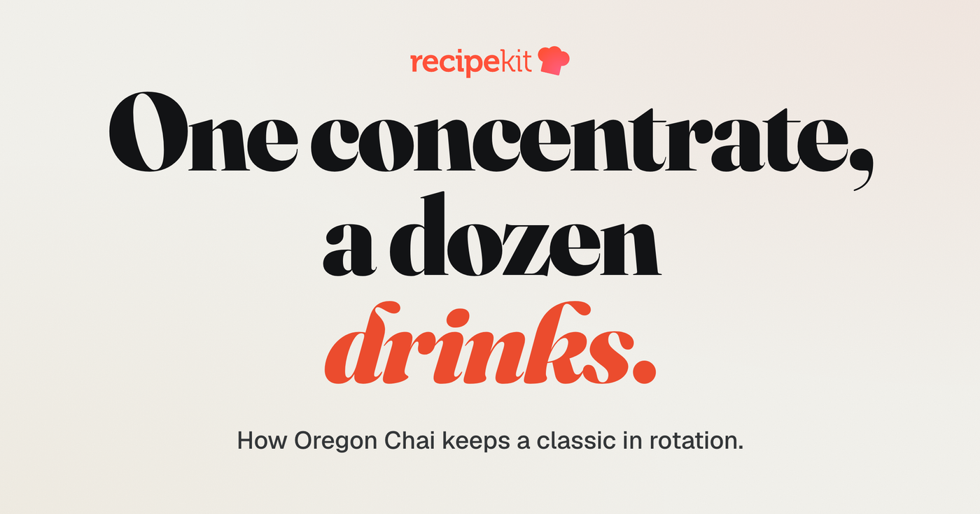 How Oregon Chai turns one concentrate into dozens of drinks