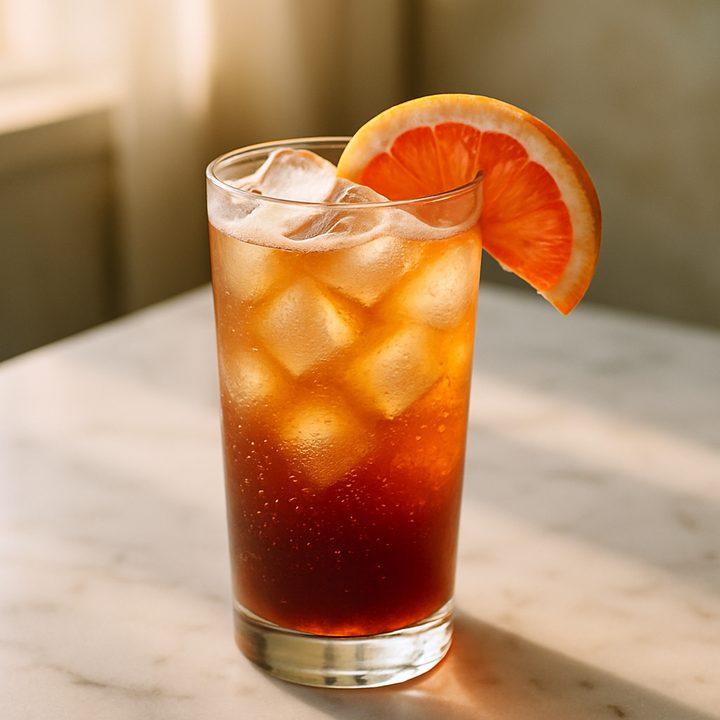 Cold brew grapefruit tonic