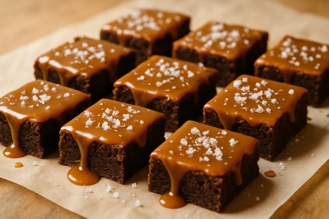 Salted Caramel Brownie Bars