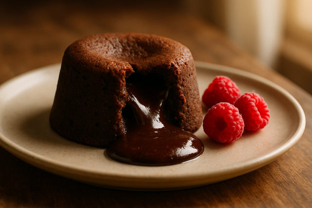 Molten Dark Chocolate Lava Cakes