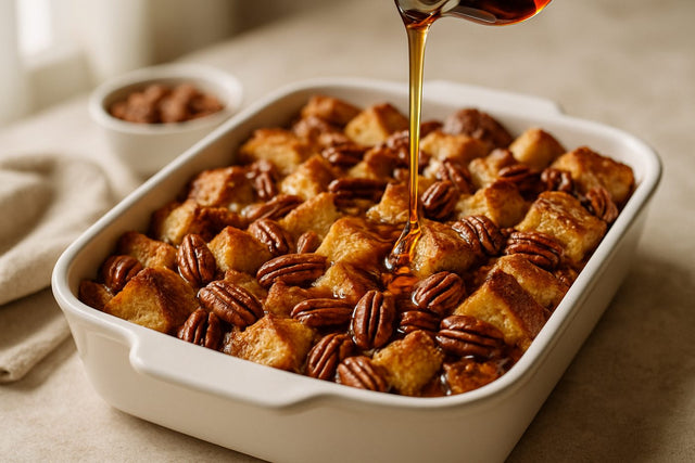 Maple Pecan Baked French Toast