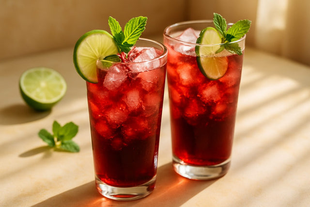 Sparkling Hibiscus Berry Cooler