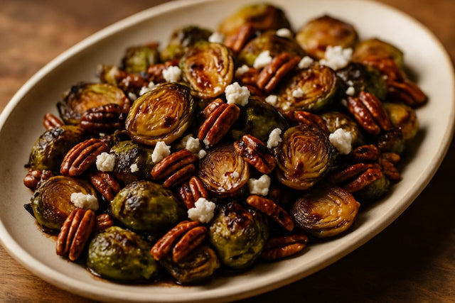 Balsamic Roasted Brussels Sprouts